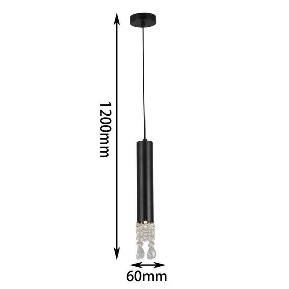 2920-1P, подвес, D100xH440/1200, 1xGU10x40W, excluded, изображение 2