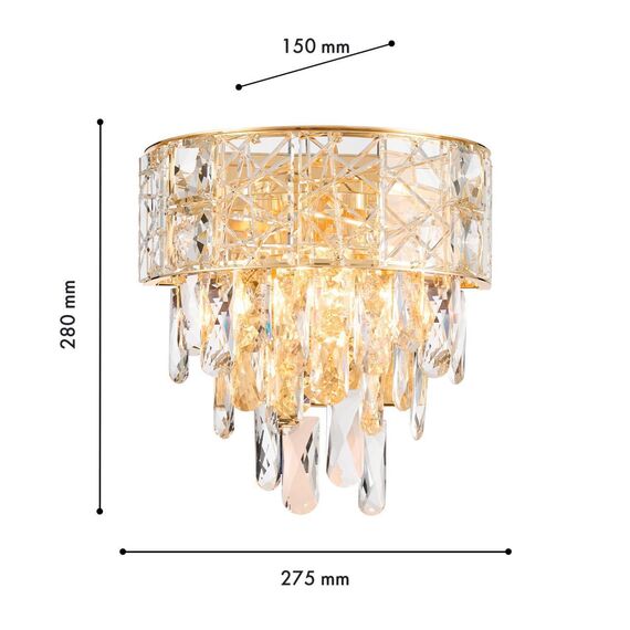 4720-2W, настенный светильник, D150xW275xH280, 2xE14x40W, excluded, изображение 3