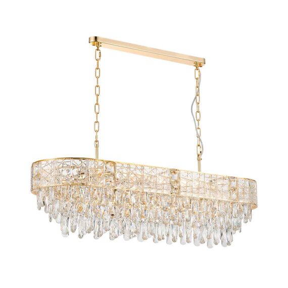 4720-10P, подвесная люстра, L1000xW300xH700/1100, 10xE14x40W, excluded, изображение 2