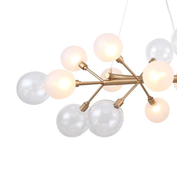 2515-12P, люстра подвесная, L1000xW420xH440/1100, 12xG9x40W, excluded, изображение 5