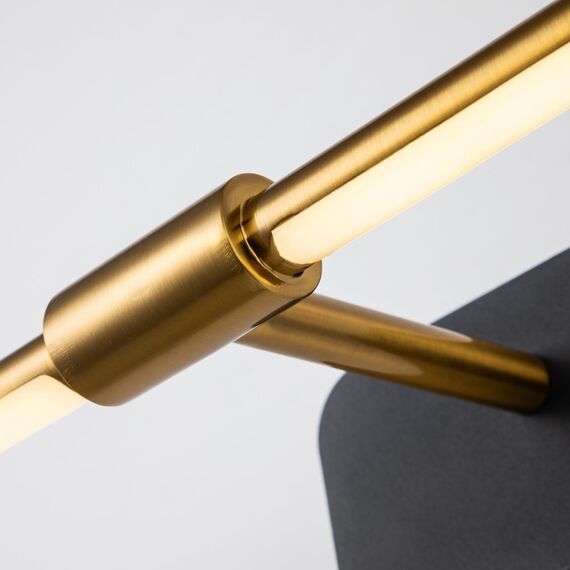 4016-2W, настенный светильник, D155xW630xH80, LEDx10W, 750LM, 3000K, IP20, included, изображение 7