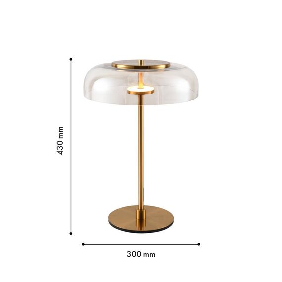 4258-1T, настольный светильник, D300xH445, LEDx6.6W, 720LM, 4000K, included, switch, изображение 2