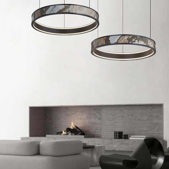 4598-1P, подвесная люстра, D590xH300/1500, LEDx40W, 440LM, 4000K, CRI>90, included, изображение 4