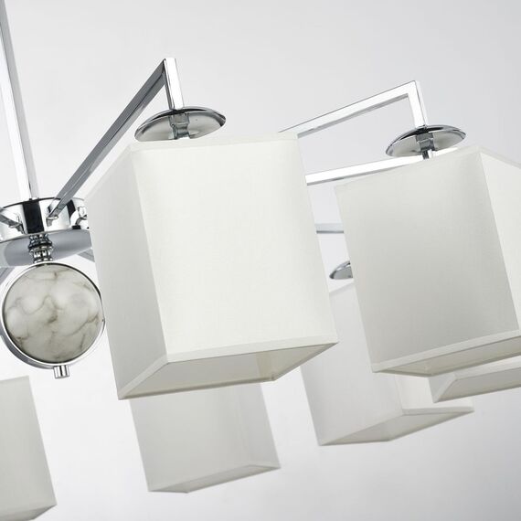 2821-10P, подвесная люстра, D1000xH490/1555(H580/1645), 10xE14x40W, excluded, изображение 7