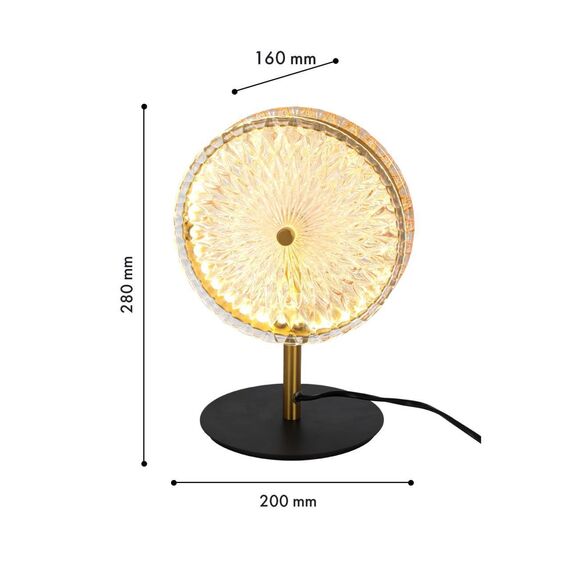 4488-2T, настольный светильник, L200xW160xH280, LEDx8W, 550LM, 4000K, included, switch, изображение 2