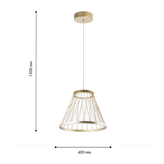 4634-4P, подвес, D400xH400/1500, LEDx12W, 370LM, 4000K, included, изображение 3