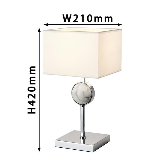 2821-1T, настольный светильник, L210xW210xH420, 1xE27x60W, excluded, изображение 3