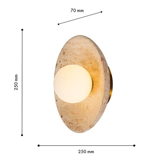 4753-1W, Бра, D150xW250xH250, 1xG9x25W, excluded, изображение 3