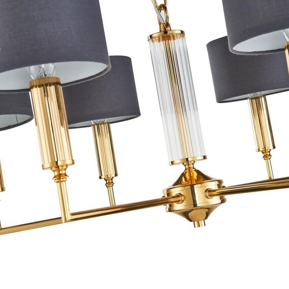 2609-6P, подвесная люстра, D660xH300/1350, 6xE14x40W, excluded, изображение 7