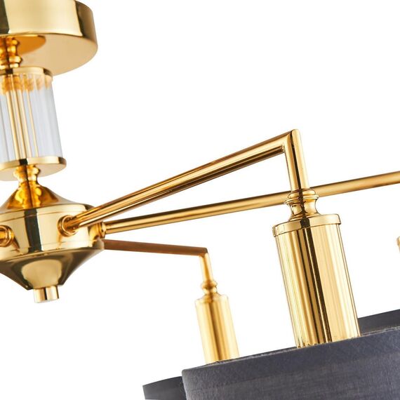 2612-6P, потолочная люстра, D650xH340, 6xE14x40W, excluded, изображение 6