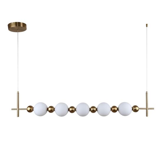 4088-5P, подвесная люстра, L1300xW160xH350/1500, 5xLEDx6W, 2250LM, 4000K, included, изображение 2