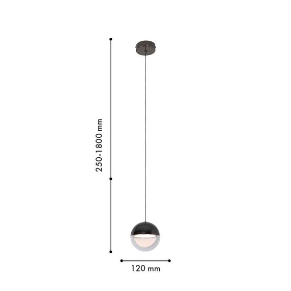 4369-1P, подвес, D120xH250/1800, LEDx5W, 350LM, 4000K, CRI>90, included, изображение 3