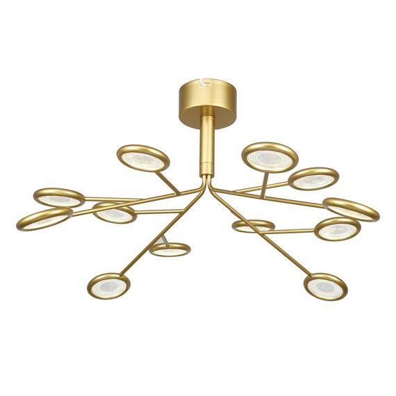 4253-12P, подвесная/потолочная люстра, D650xH320/1320, 12xLEDx3W, 3060LM, 4000K, included, изображение 2