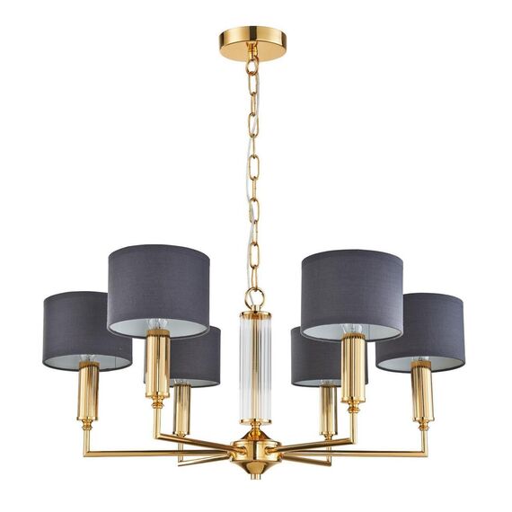 2609-6P, подвесная люстра, D660xH300/1350, 6xE14x40W, excluded, изображение 2