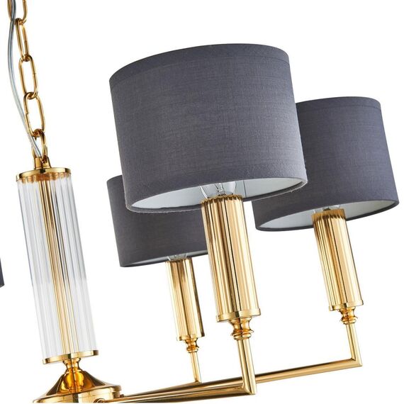 2609-6P, подвесная люстра, D660xH300/1350, 6xE14x40W, excluded, изображение 6