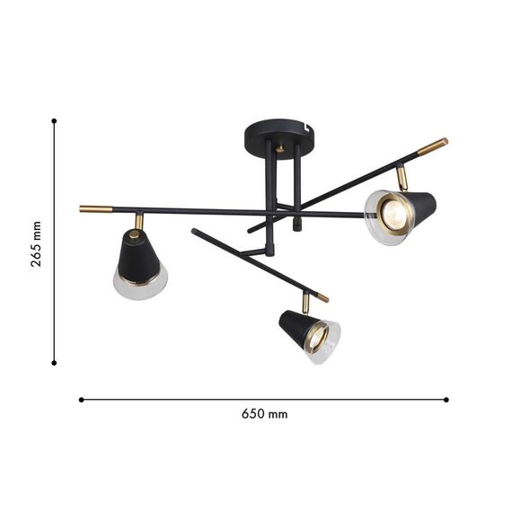 4618-3C, потолочная люстра, D650xH360, 3xGU10x35W, excluded, изображение 3