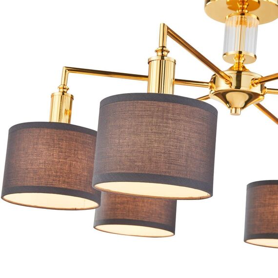 2612-6P, потолочная люстра, D650xH340, 6xE14x40W, excluded, изображение 7