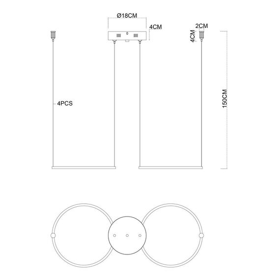 4591-180-2BR, потолочная чаша, D180xH40, цвет латунь, изображение 5
