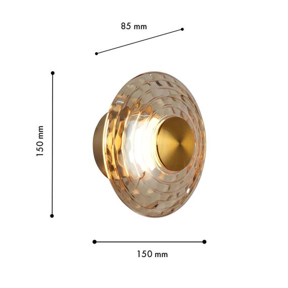 4641-1W, настенный светильник, D85xW150xH150, LEDx6W, 630LM, 4000K, included, изображение 2