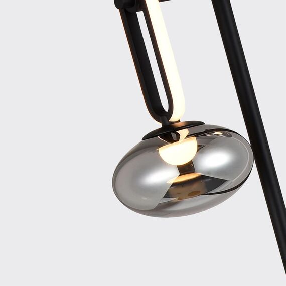 4284-1F, напольный светильник, L300xW250xH1620, LEDx9W, 450LM, 4000K, included, switch, изображение 3