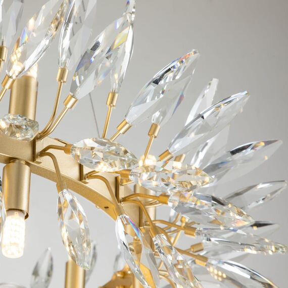 4058-14P, подвесная люстра, D710xH260/1285, 14xG9x25W, excluded, изображение 7