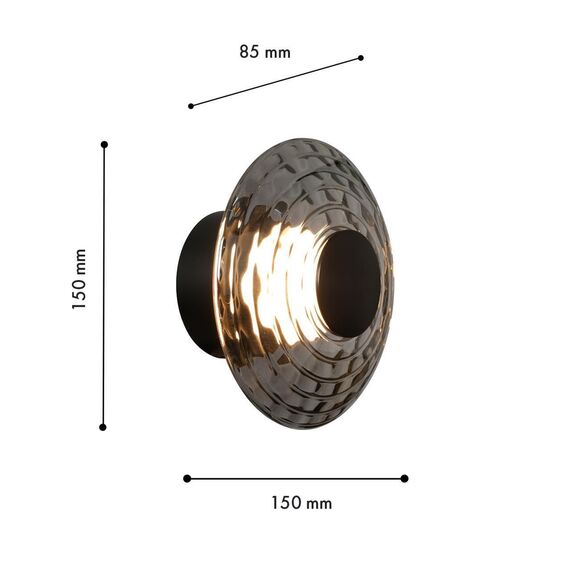 4642-1W, настенный светильник, D85xW150xH150, LEDx6W, 630LM, 4000K, included, изображение 2