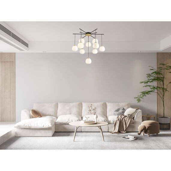 3047-10P, потолочная люстра, D750xH725, 10xG9x28W, excluded, изображение 4