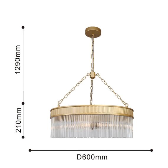 4200-6P, подвесная люстра, D600xH640/1500, 6xE14x40W, excluded, изображение 3