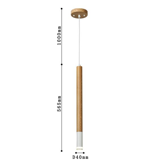 2014-1P, подвес, D40xH565/1565, 1xG9LEDx5W, 400LM, 3000K, included, изображение 3