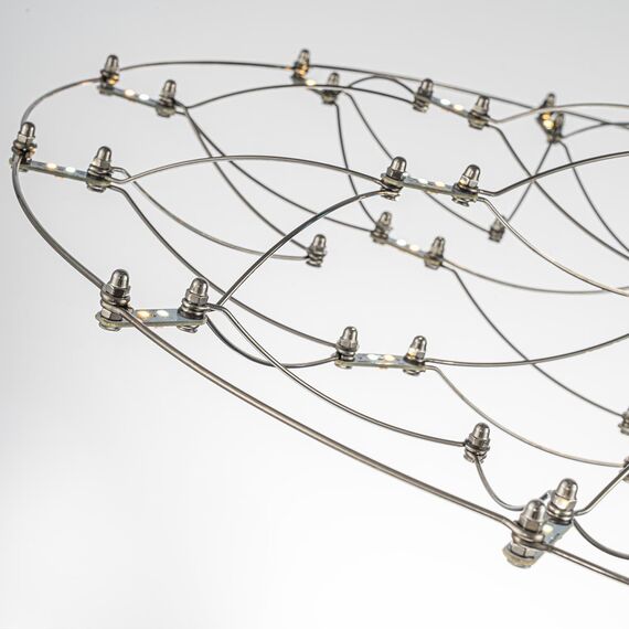 4305-6P, подвесная люстра, D585xH190/2190, LEDx23W, 5300LM, 3000K/4500K/6000K, included, remote control, изображение 9