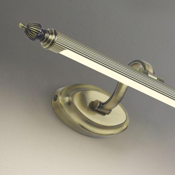 2435-1W, настенный светильник, D200xW550xH120, 1xLEDx8W, 640LM, 4000K, IP44, included, изображение 5