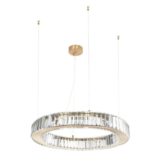 4195-6P, подвесная люстра, D600xH800/1200, 2xLEDx38W, 6840LM, 4000K, included, изображение 2