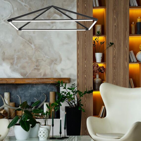 4573-2P, подвесная люстра, L1200xW800xH1880, LEDx52W, 3380LM, 4000K, included, изображение 6