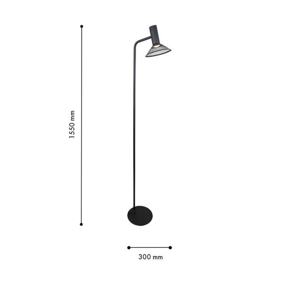 4623-1F, напольный светильник, L300xW230xH1550, 1xLEDx6W, 660LM, 3000K, included, изображение 3