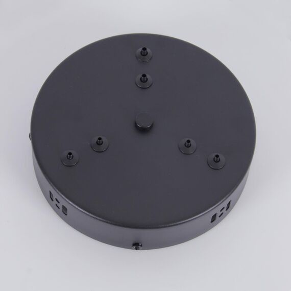 4591-180-6BL, потолочная чаша, D180xH40, цвет черный, изображение 4