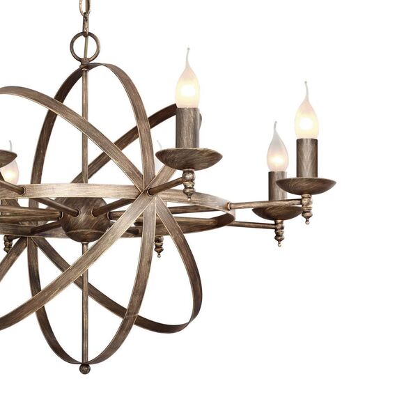 2166-8P, люстра подвесная, D790xH570/1370, 8xE14x40W, excluded, изображение 4