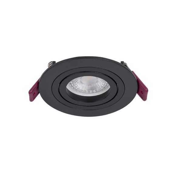 4543-1C, врезной светильник, D92xH28, cutout:D80, 1xGU10x35W, IP20, excluded, изображение 2