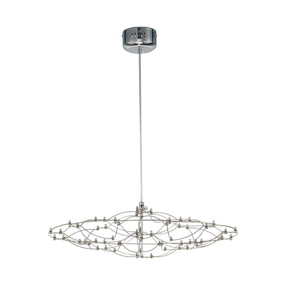 4305-6P, подвесная люстра, D585xH190/2190, LEDx23W, 5300LM, 3000K/4500K/6000K, included, remote control, изображение 2