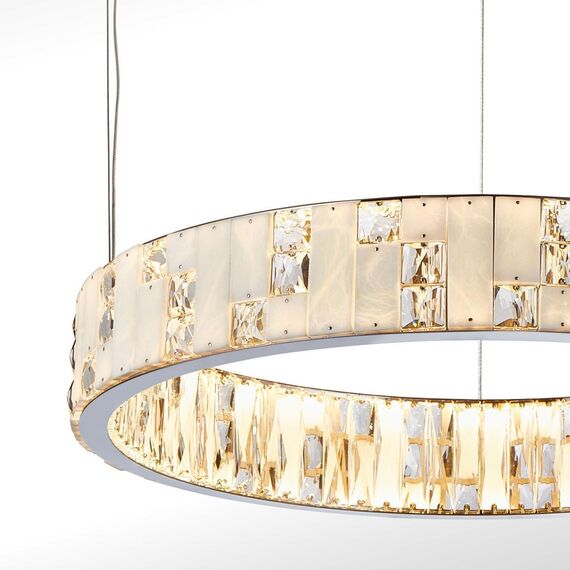 4205-6P, подвесная люстра, D630xH110/1500, 2xLEDx34W, 3400LM, 3000K, included, изображение 4