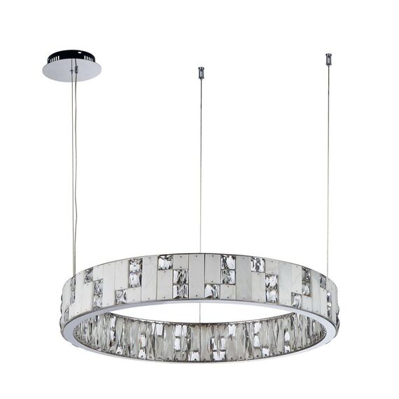 4205-6P, подвесная люстра, D630xH110/1500, 2xLEDx34W, 3400LM, 3000K, included, изображение 2