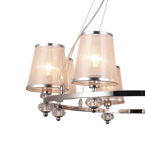 2542-8P, подвесная люстра, D710xH240/1040, 8xE14x40W, excluded, изображение 5