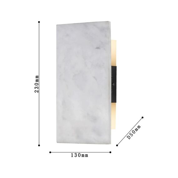 2986-1W, настенный светильник, D50xW130xH230, 2xLEDx3W, 480LM, 3000K, included, изображение 3