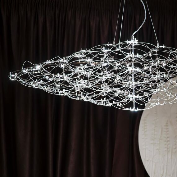 4305-6P, подвесная люстра, D585xH190/2190, LEDx23W, 5300LM, 3000K/4500K/6000K, included, remote control, изображение 12