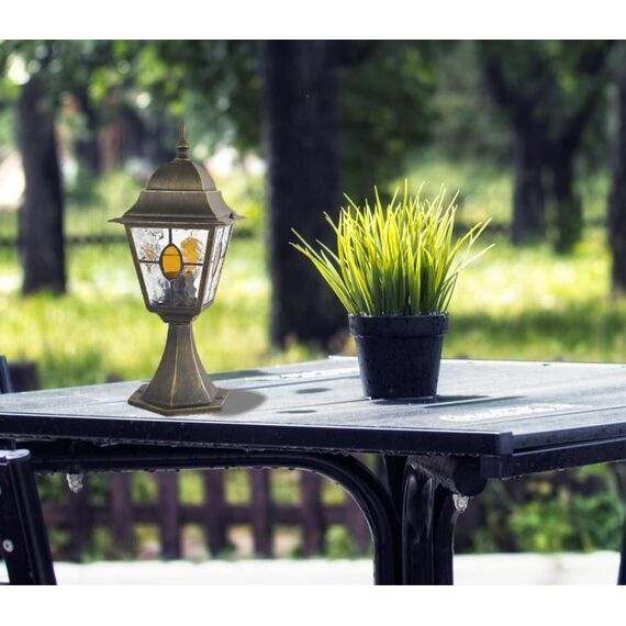 1805-1T, уличный светильник, L185*W185*H420, 1xE27x100W, IP44, excluded, изображение 5