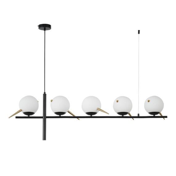 4106-5P, подвесная люстра, L1160xW150xH800/1200, 5xE27x60W, excluded, изображение 2