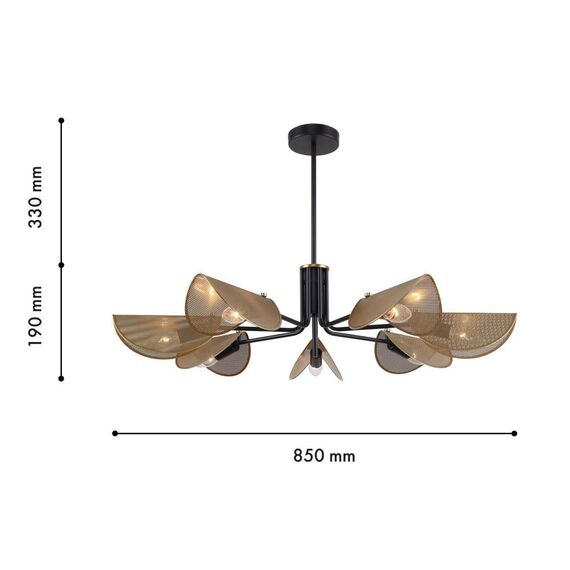 4082-7P, подвесная люстра, D850xH520, 7xE14x40W, excluded, изображение 3