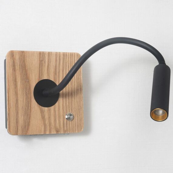 2835-1W, настенный светильник, D200xW130xH180, 1xLEDx2W, 160LM, 3000K, included, switch, изображение 2