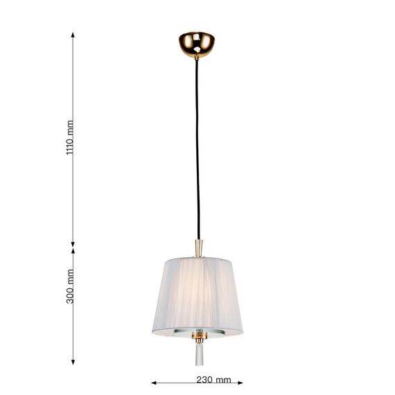 2690-1P, подвес, D230xH300/1410, 1xE14x40W, excluded, изображение 3