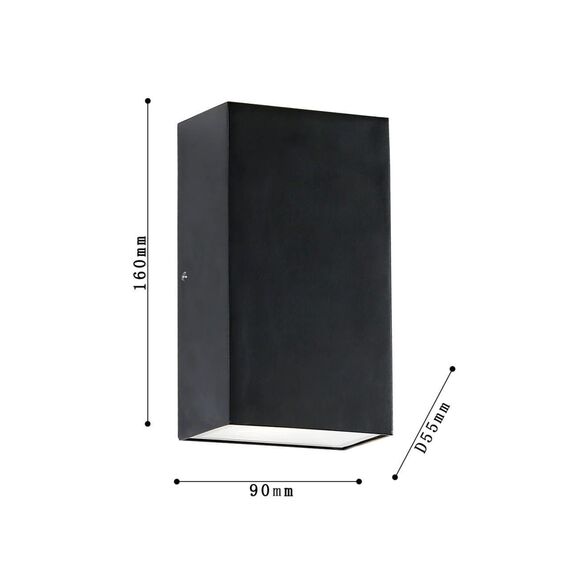 2681-2W, уличный светильник, D55xW90xH160, 2xLEDx3W, 480LM, 3000K, IP54, included, изображение 3