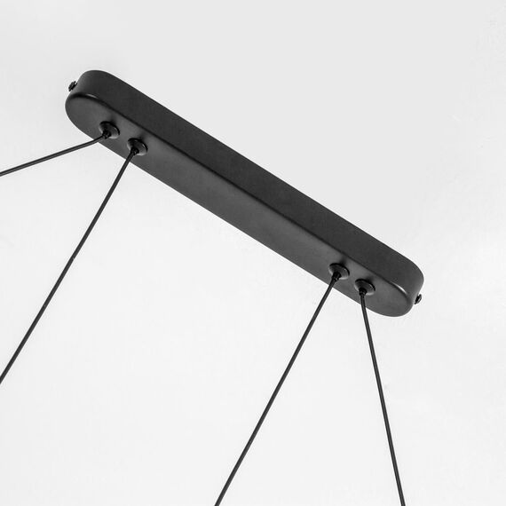 4587-12P, подвесная люстра, L1200xW115xH600/1500, LEDx58W, 4640LM, 4000K, included, изображение 4